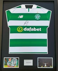 Image 1 of Signed Framed Kieran Tierney Celtic FC Shirt