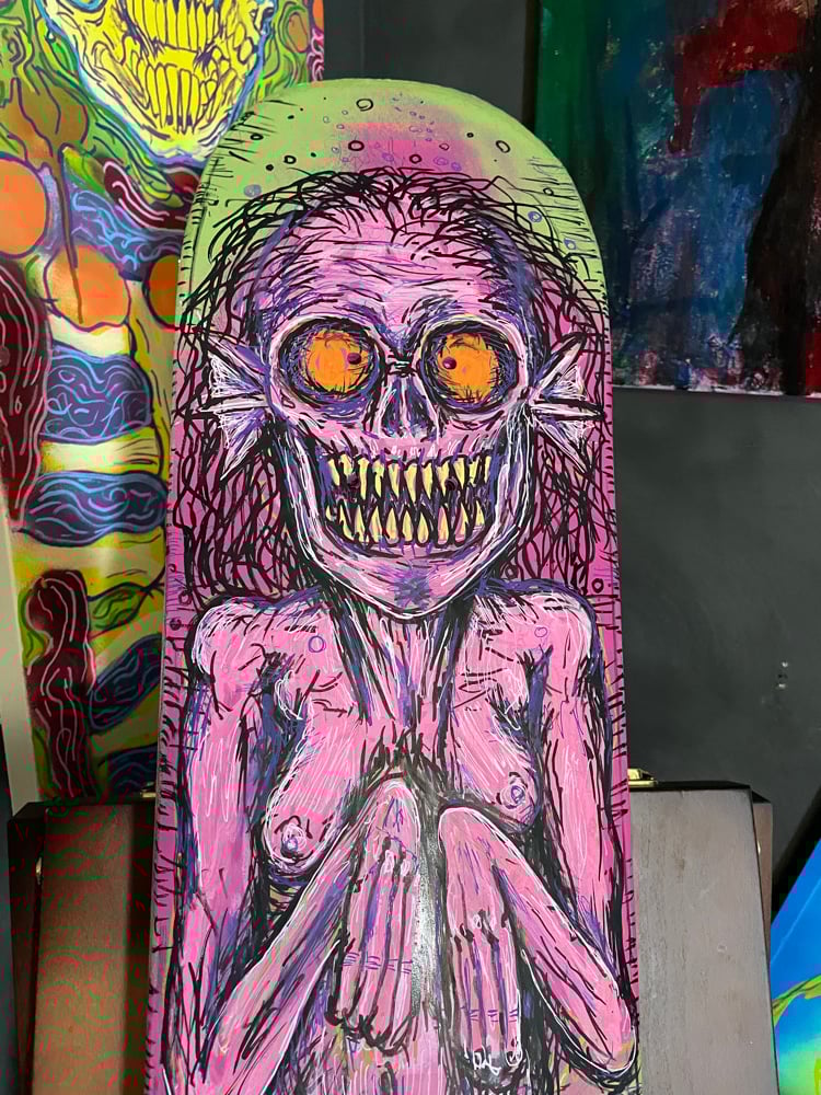 Fiji mermaid skateboard 