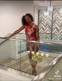 Image 1 of Red Slither Snake🐍Skin Dress