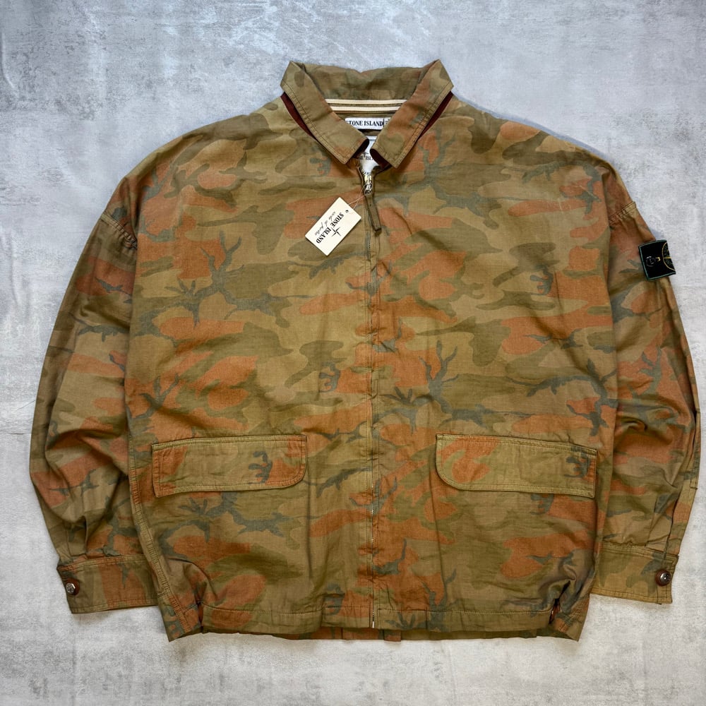 Image of BNWT 1990 Stone Island Ice Camo Jacket, Size XL