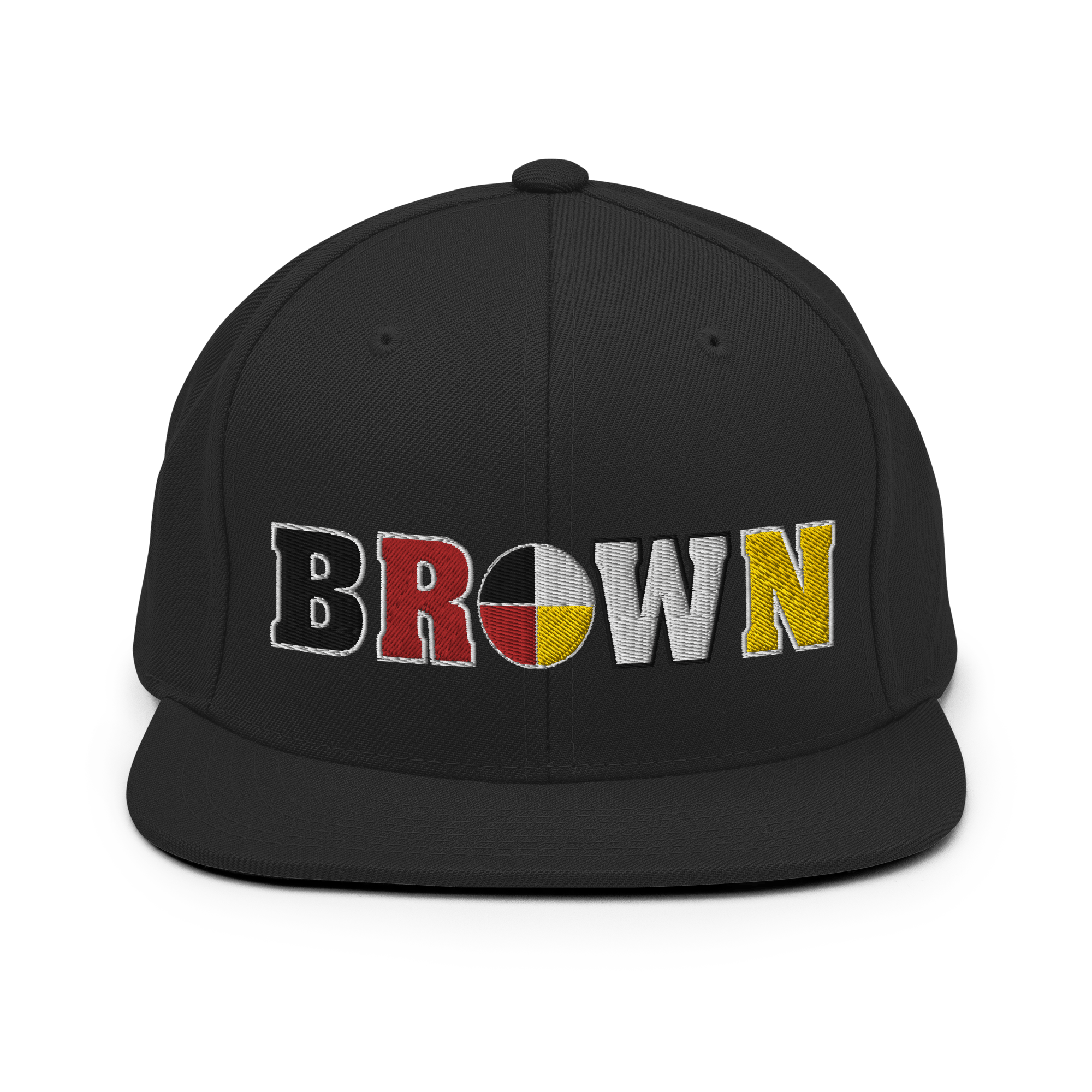 LOWER AZ BROWN 4 Directions Snapback Hat