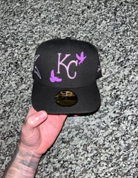 Image 3 of ANGELIC KANSAS CITY ROYALS CUSTOM FITTED CAP