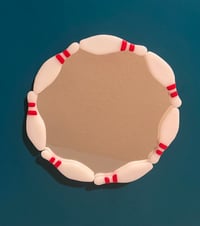 Image 5 of Fused glass bowling pin mirror