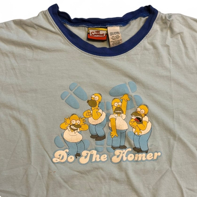 Image of 2000s The Simpson’s “Do The Homer” Graphic Tee (L)
