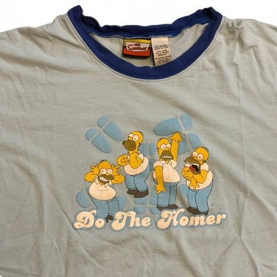 Image of 2000s The Simpson’s “Do The Homer” Graphic Tee (L)