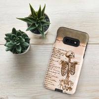 Image 5 of Antique Book Page Anatomical Skeleton Sketch Tough case for Samsung®