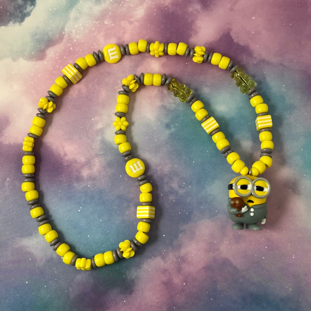 Image of Minion Kandi Necklace