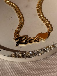 Image 1 of Heart Custom Name Necklace