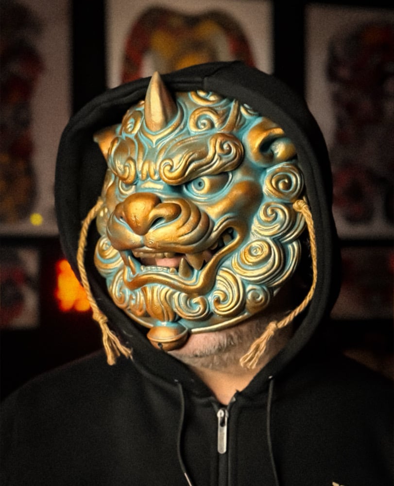 Image of Foo dog mask