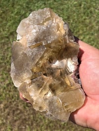 Image 18 of Barite & Yellow Cubic Fluorite From Beijing #2458