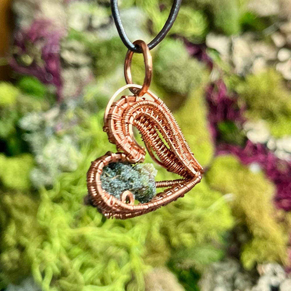 Image of Cannabis Heart Pendant 