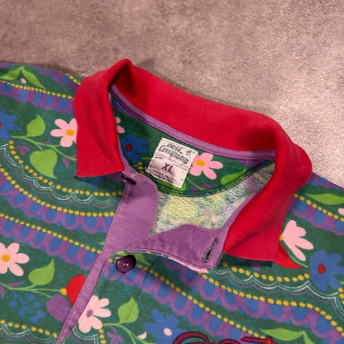 Image of 1980s Best Company 1/4 Button Up Sweatshirt, Size Large