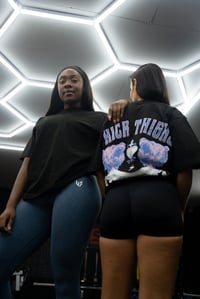 Image 6 of Thick Thights Tee- Black