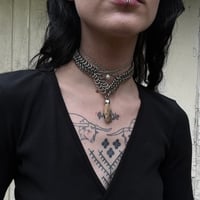 Image 3 of Rabbit's Foot Pearl Drop Necklace