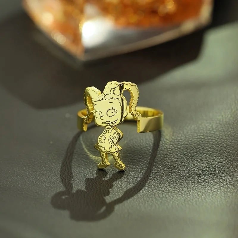 Image of Custom cartoon character rings