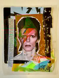 Image 1 of “David Bowie” Laminated Collage