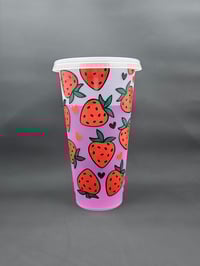 Image 3 of Strawberries Color Changing Cup