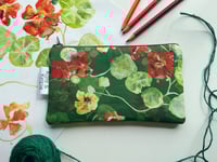 Image 1 of Nasturtium Small Makeup Bag