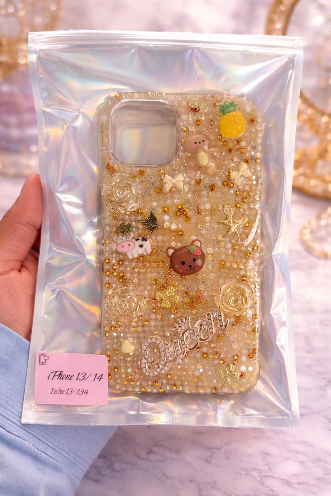 Image of ✨Blessed & Bedazzled Custom Phone Case