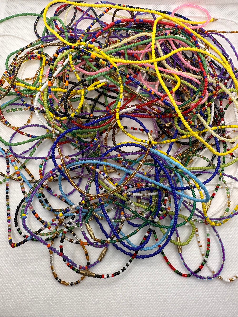African Waistbeads Kenya Screw Clasp Size 33 Waist