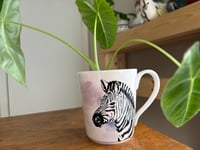 Image 4 of Alocasia 'Frydek' in Zebra Mug