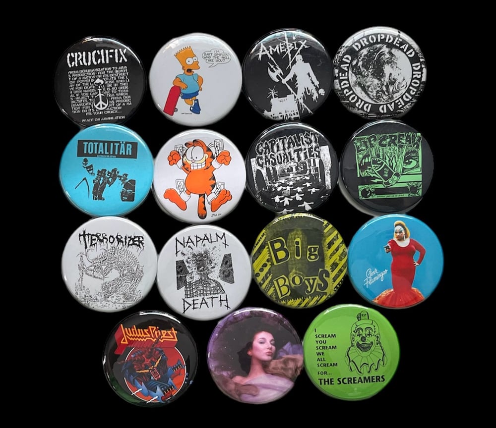 METAL/PUNK/NOVELTY 2.25" BUTTONS #2