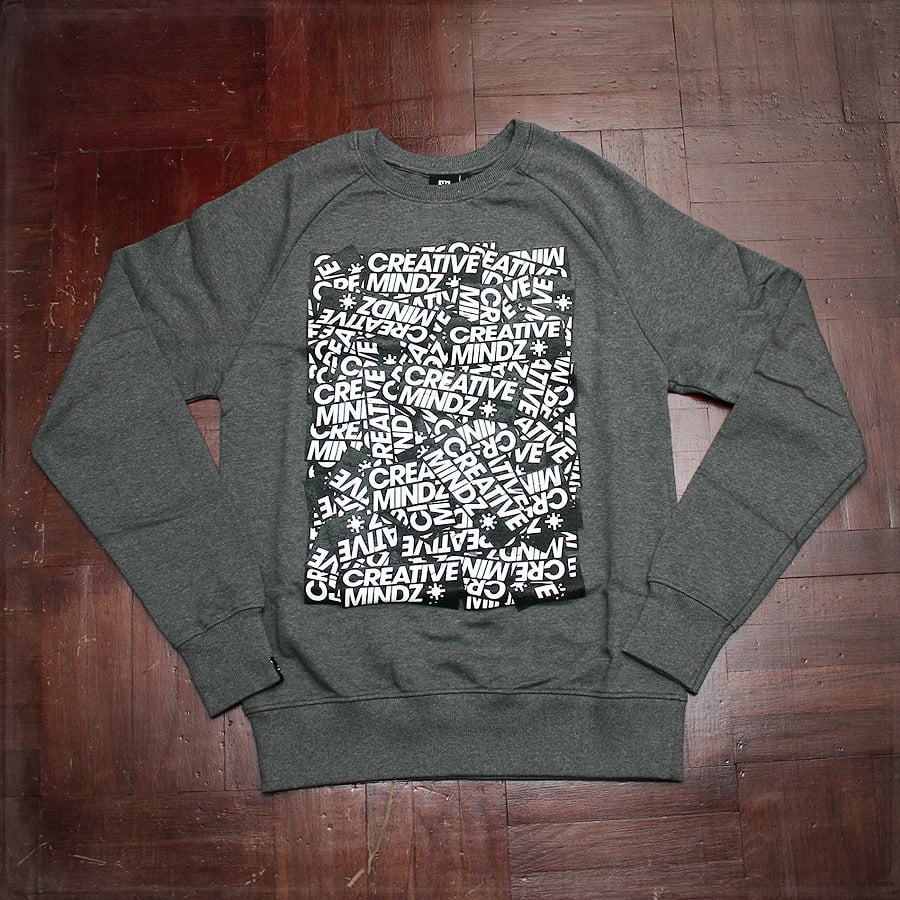 Image of Sticker Repeat Sweat - Grey