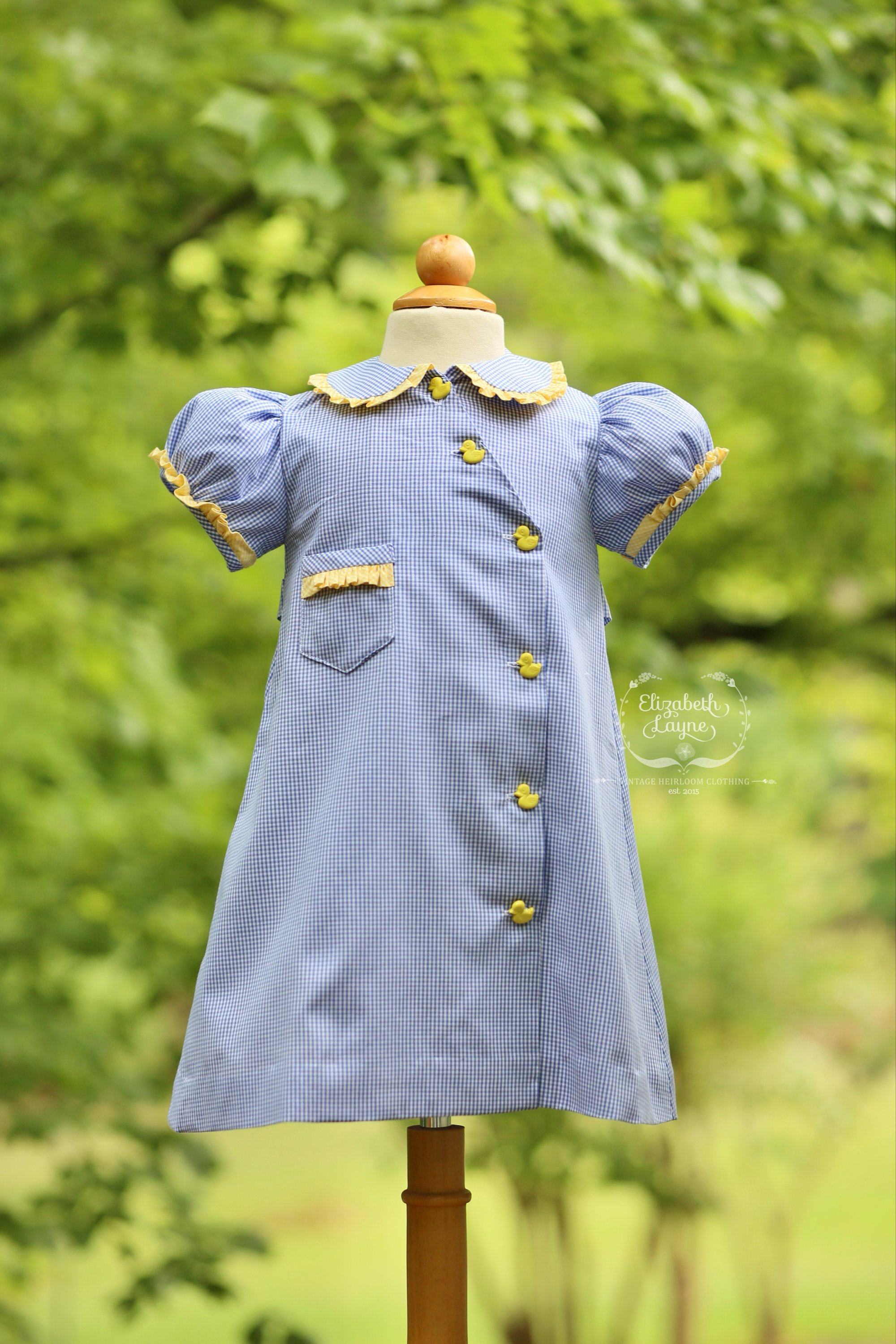 Little Ducky Apron Dress | Elizabeth Layne Heirloom Little Ducky Apron Dress | Elizabeth Layne Heirloom