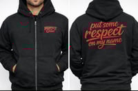 Respect MyName Full Zip Hoodie(red)
