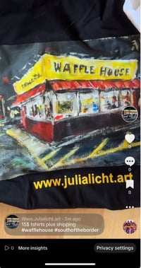 Image 3 of waffle house/south of the border t shirts