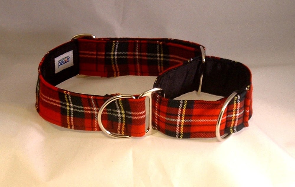Scottish Tartan Martingale Collar
