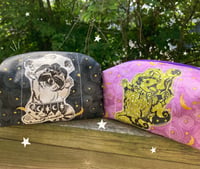 Image 2 of nocturnal jesters quilted pouches!