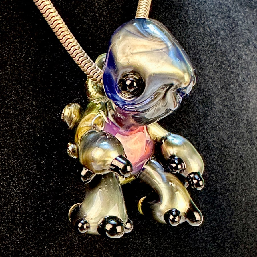 Image of Electrum Turtle Pendant 