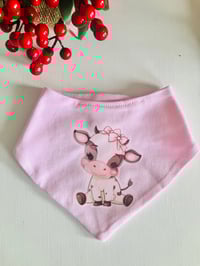 Cute cow bib 