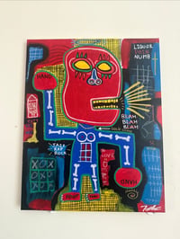 Image 1 of “Liquor, Pain, Numb” an Original Painting by Trey Semcer @AngelsBrigade (16x20 inch) 