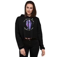 Image 2 of Purple CRA Crop Hoodie