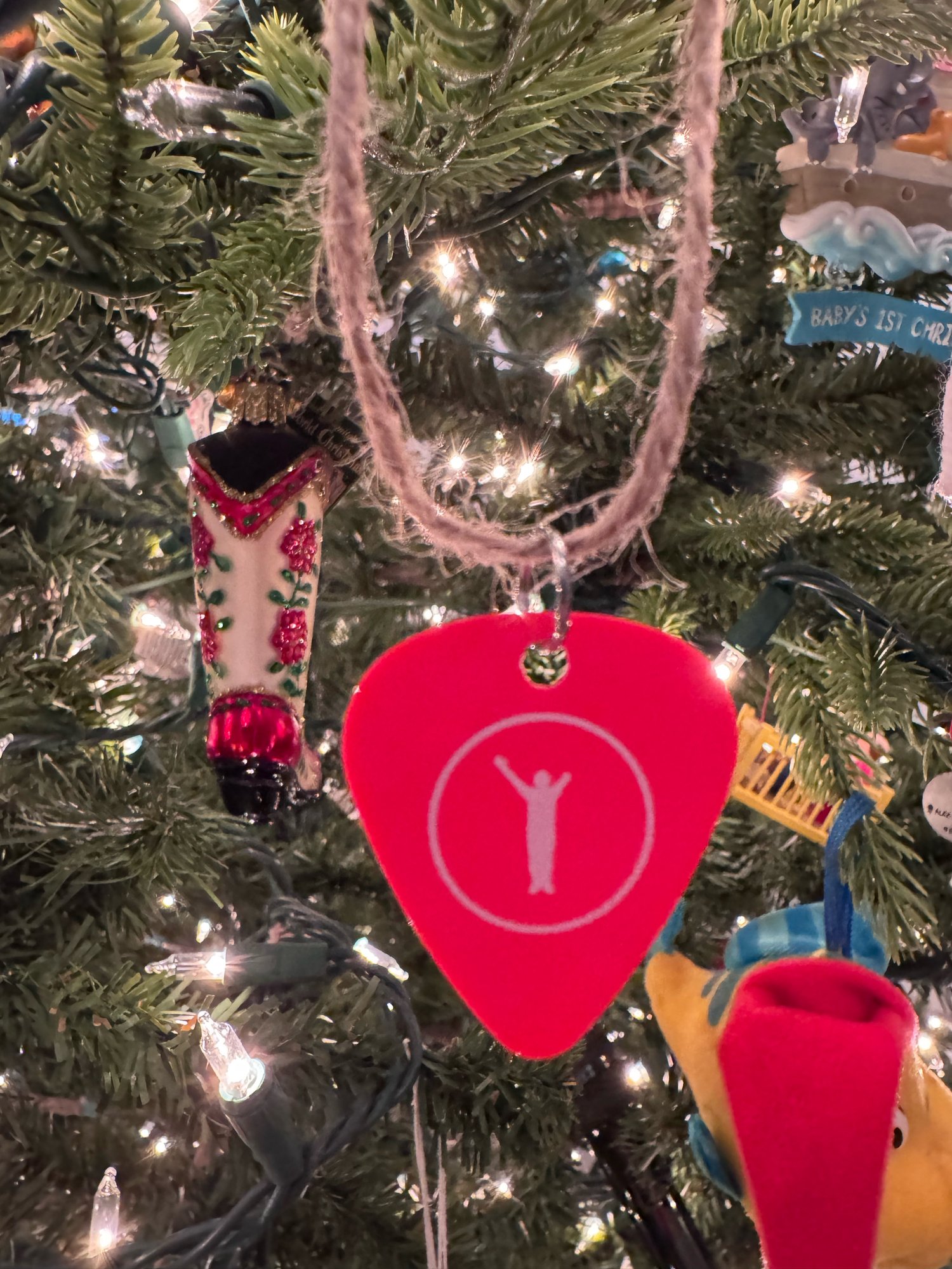 Image of *NEW!* Ornament: Tony Memmel Guitar Pick