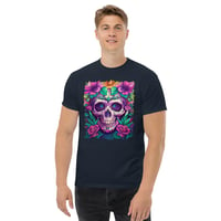 Image 3 of Sugar skull art 1 Unisex classic tee