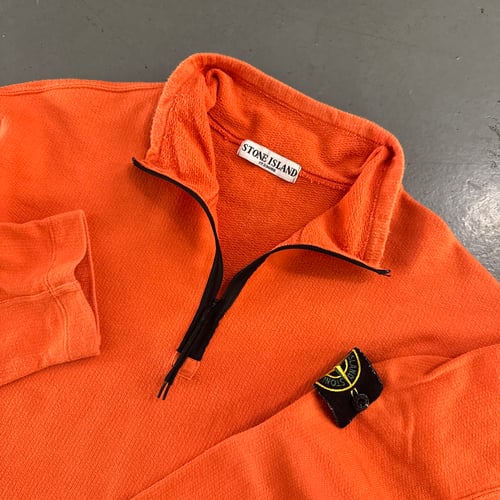 Image of SS 2006 Stone Island 1/4 zip up sweatshirt, size large