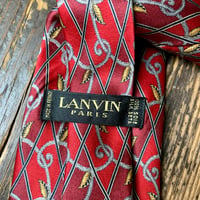 Image 2 of Lanvin Geometric Abstract Silk Tie