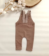 Image 3 of Newborn boys romper Dylan | brown