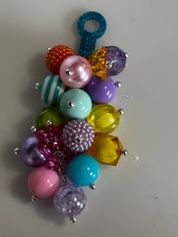 Image 5 of Warm Serene Brushstrokes Dinosaur Tumbler Accessory Set | Bow, Straw Bauble & Bracelets