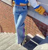 Image 4 of Stoned Wide Leg Jeans