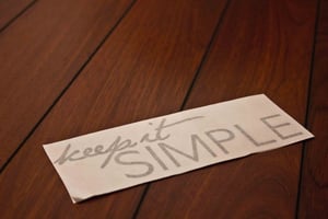Image of Keep it Simple Sticker