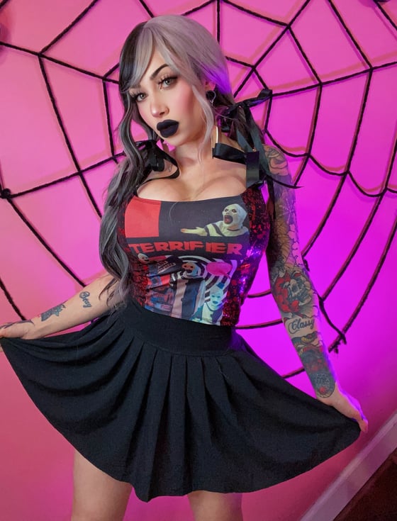 Image of The terrifier corset top