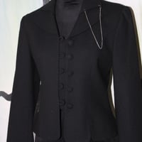 Image 3 of Lace up Blazer (Neon Green) 