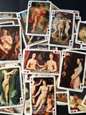 Jeu de 52 cartes vintage, rare, Les nus dans l’histoire de l’Art!