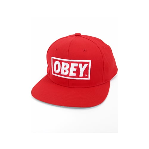 Buskruit Handschrift biologisch Kings And Crowns — OBEY SNAPBACK (RED)