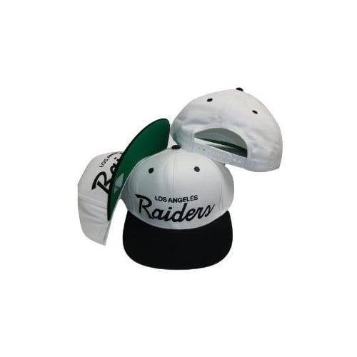 Image of RAIDERS SNAPBACK (BLACK & WHITE)