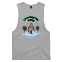 Image 2 of Cleaning The Bong Men’s drop arm tank top